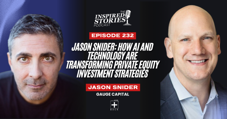 Jason Snider: How AI and Technology Are Transforming Private Equity Investment Strategies | Venture Capital Series
