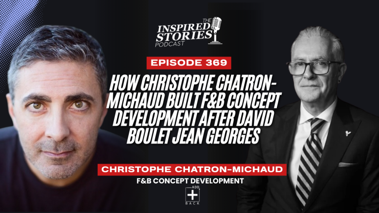 How Christophe Chatron-Michaud Built F&B Concept Development After David Boulet Jean Georges